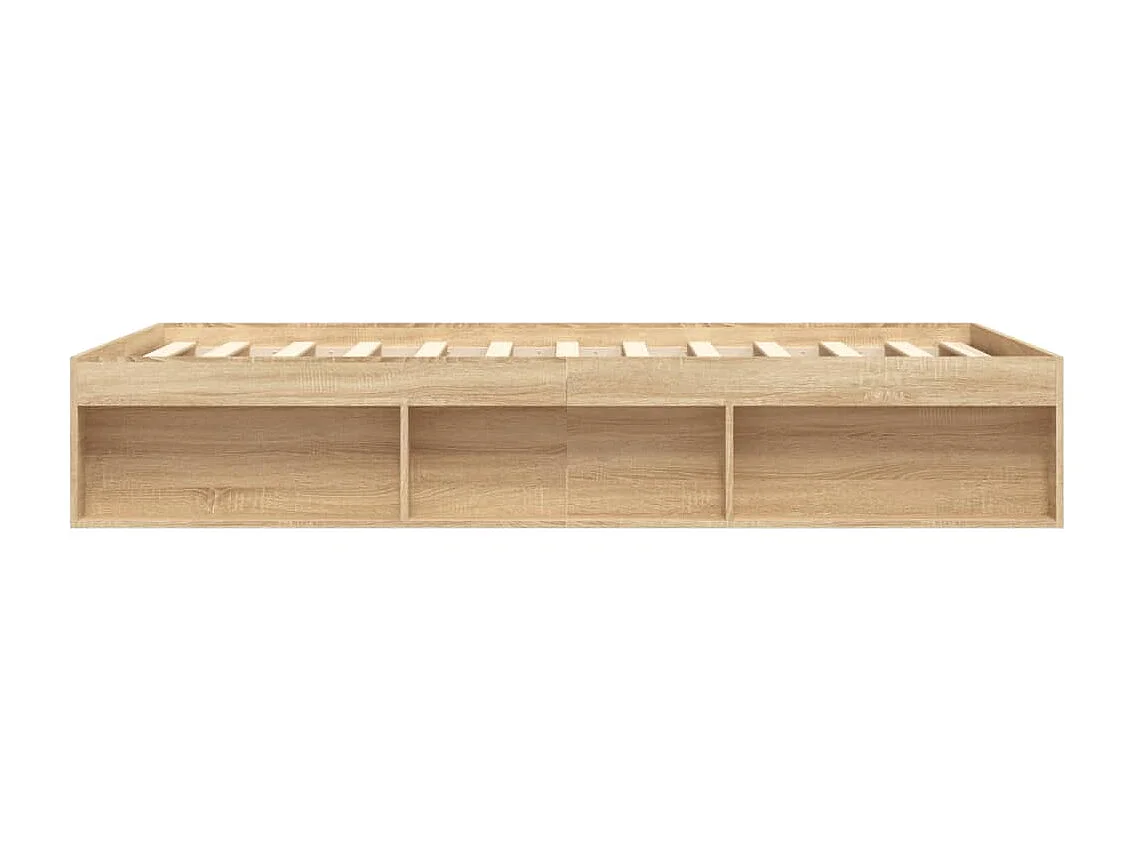 Estrutura de cama 140x190 cm carvalho sonoma