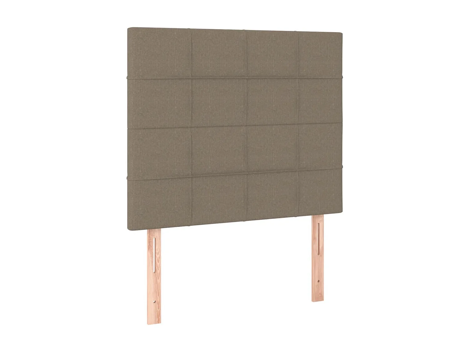 Tête de lit 2 pièces Taupe 100x5x78/88 cm Tissu