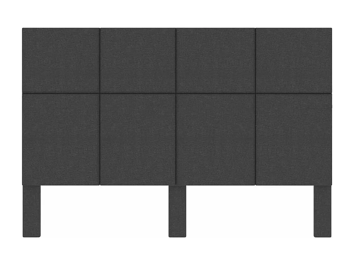 Tête de lit Gris foncé Tissu 140x200 cm