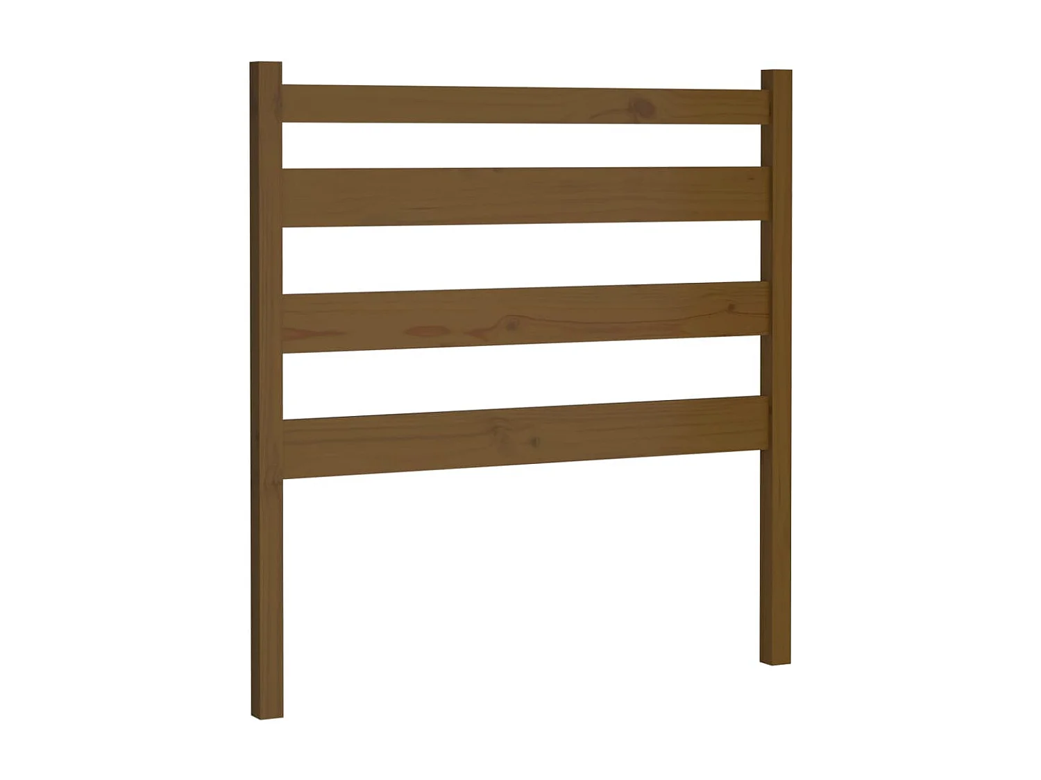 Cabeceira de cama 81x4x100 cm pinho maciço castanho mel
