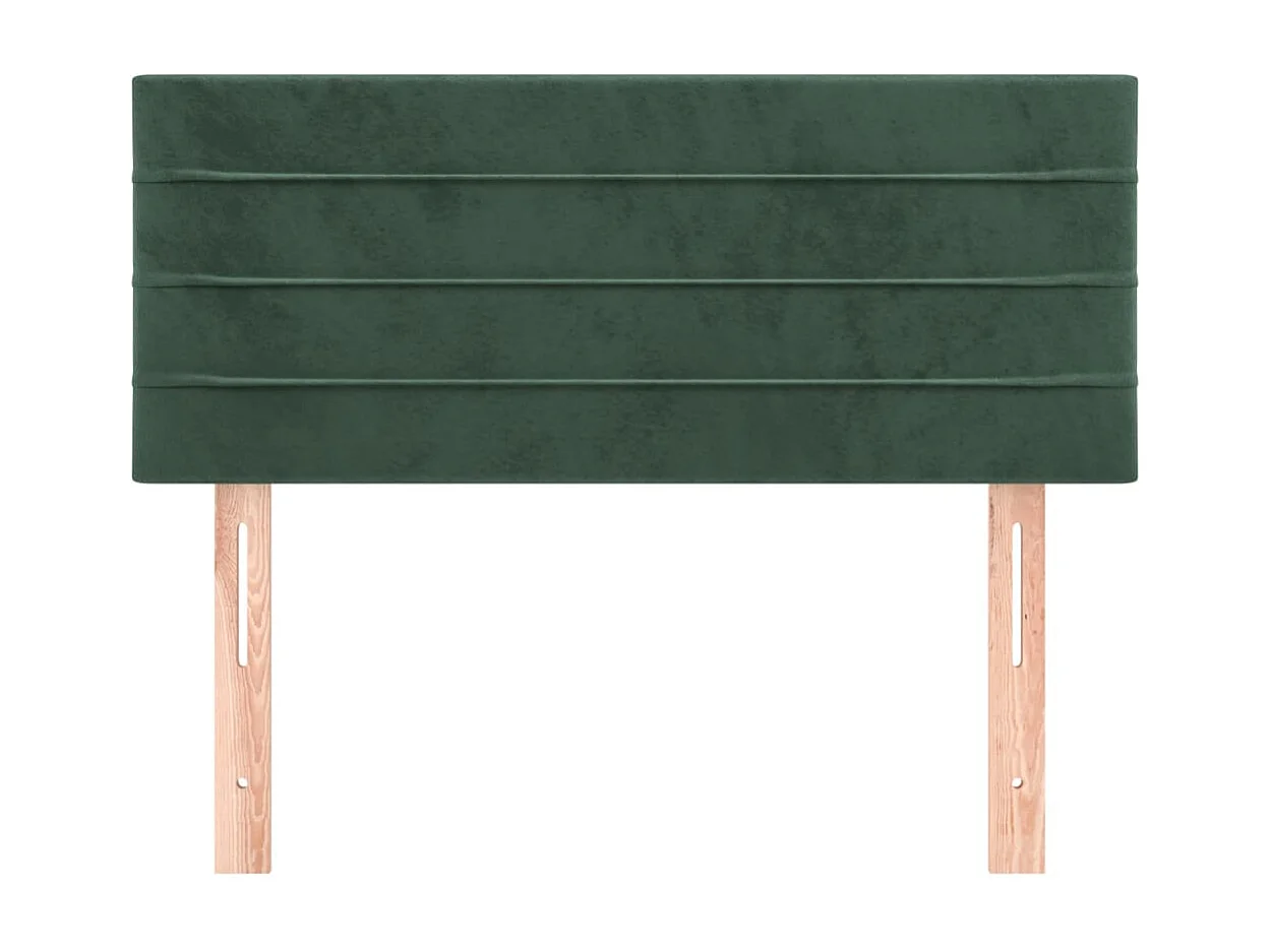 Tête de lit Vert foncé 90x5x78/88 cm Velours