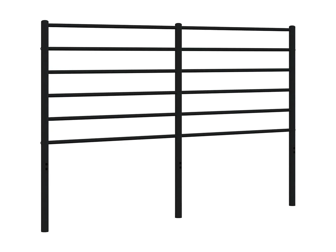 Tête de lit métal noir 160 cm