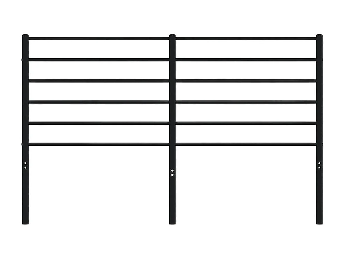 Tête de lit métal noir 160 cm