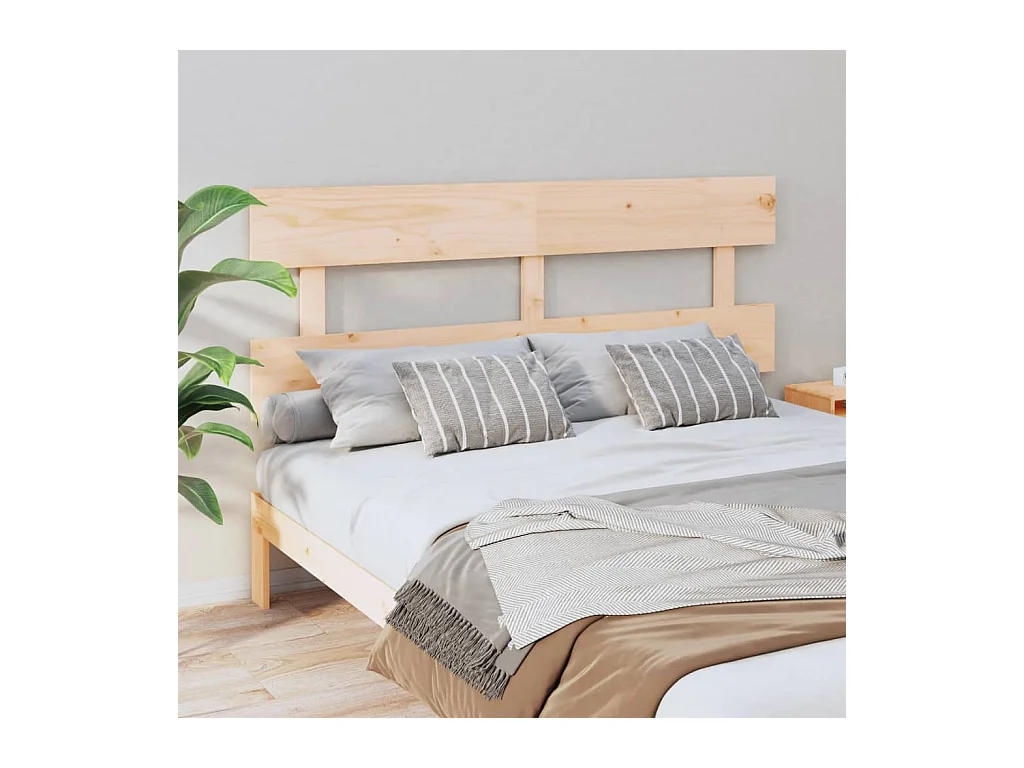 Cabeceira de cama 154x3x81 cm pinho maciço