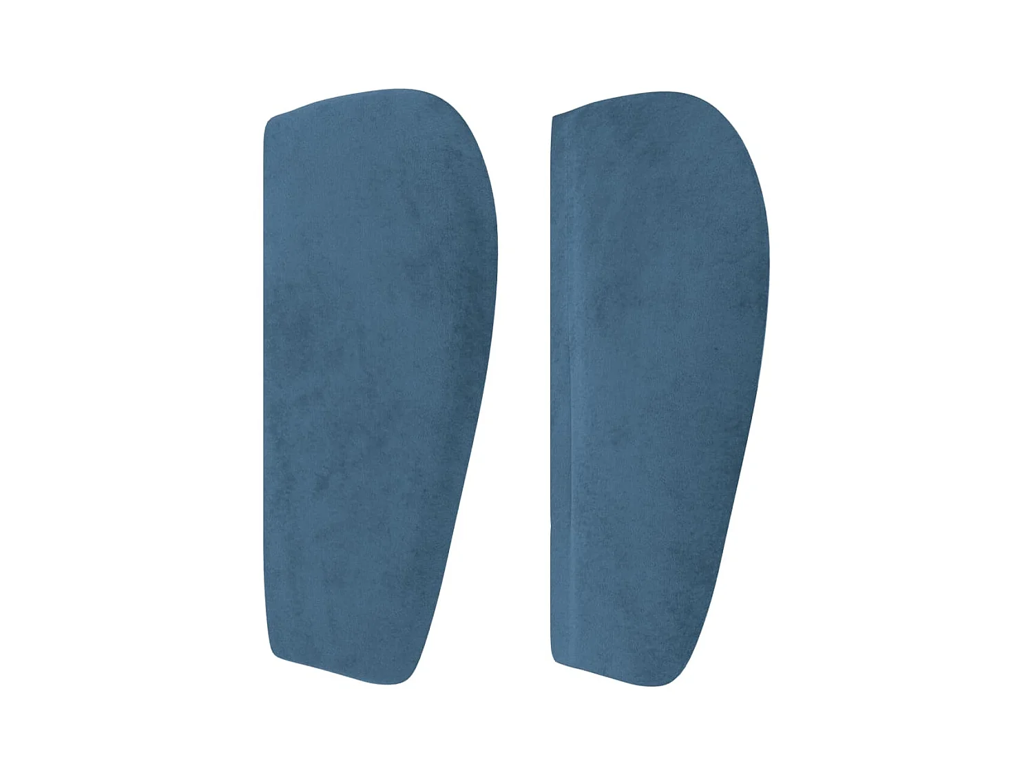 Tête de lit avec oreilles Bleu foncé 93x23x78/88 cm Velours