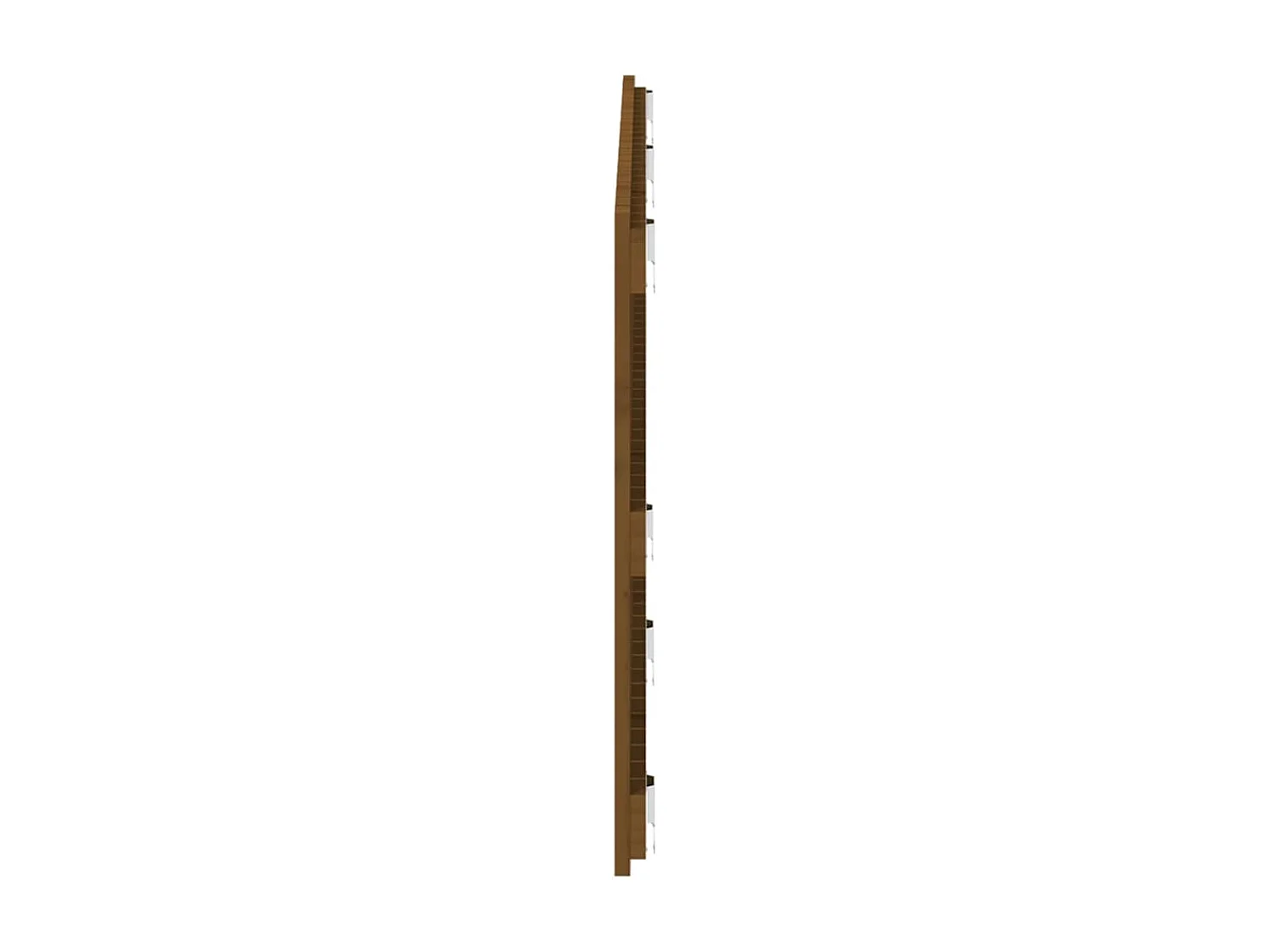 Tête de lit murale Marron miel 147x3x60 cm Bois massif de pin