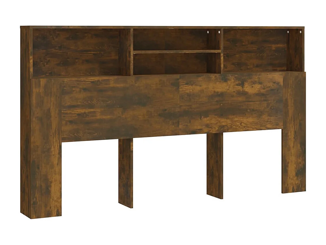 Hoofdbordkast 180x19x103,5 cm gerookt eikenkleurig