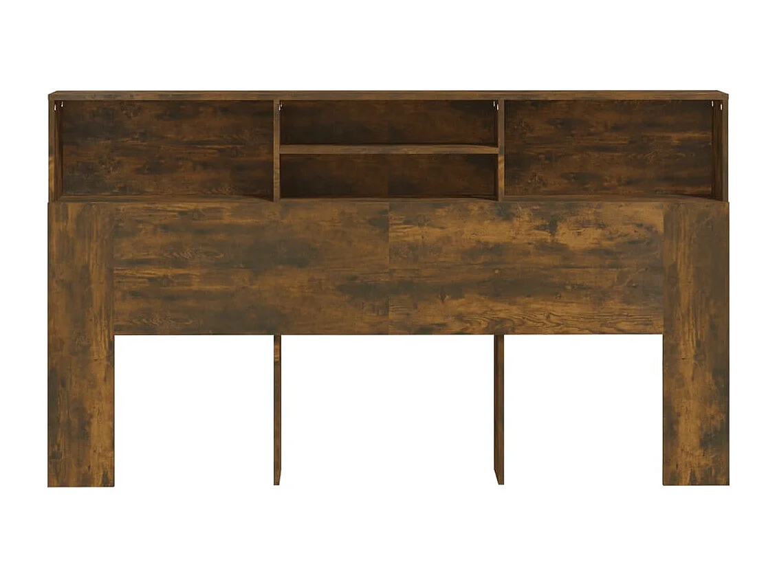 Hoofdbordkast 180x19x103,5 cm gerookt eikenkleurig