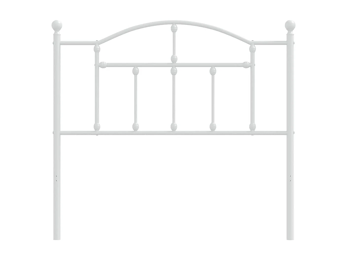 Cabecero de metal blanco 100 cm