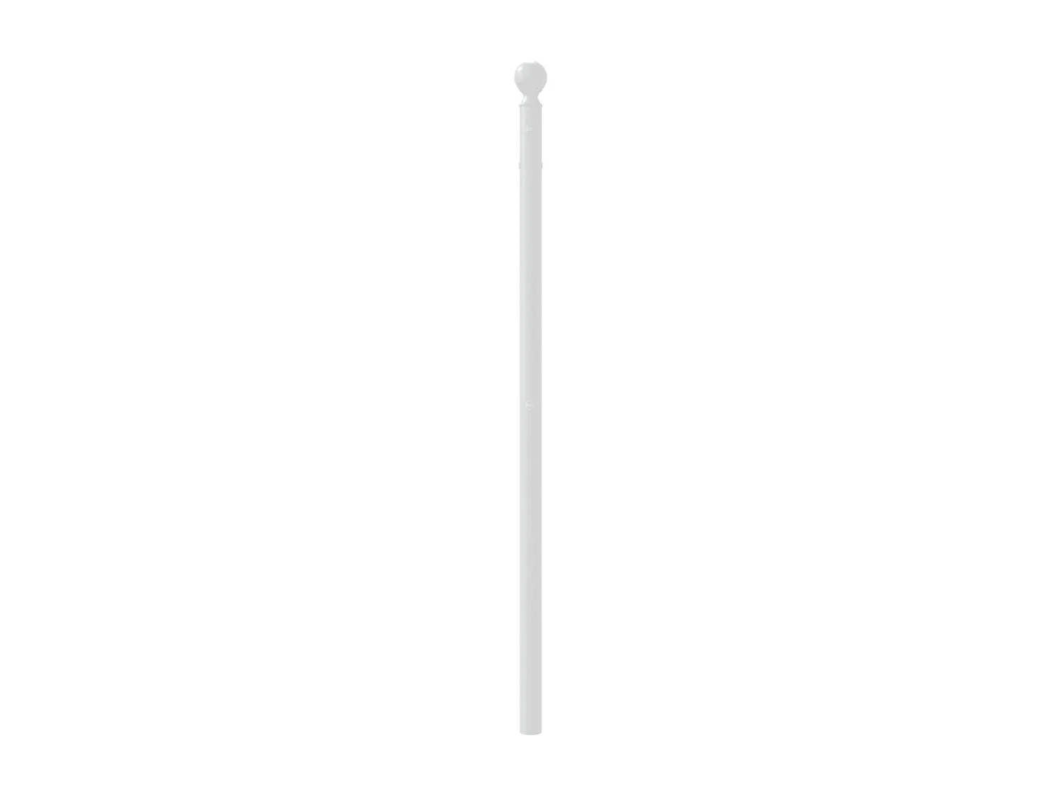 Cabecero de metal blanco 100 cm