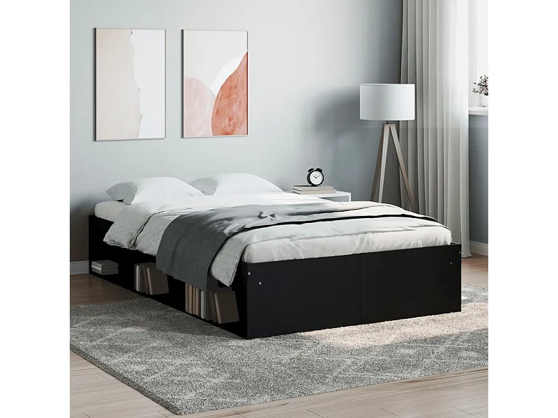 Estrutura de cama 120x200 cm preto