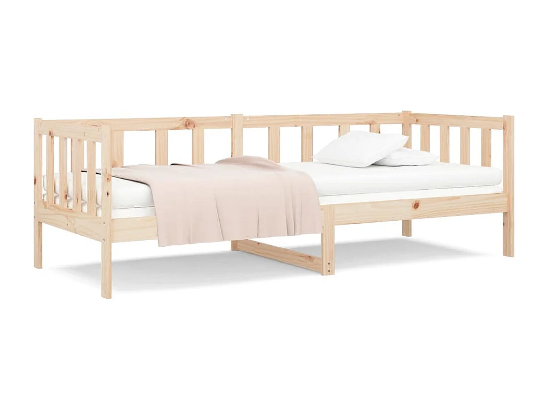 Lit de jour 90x190 cm Bois de pin massif