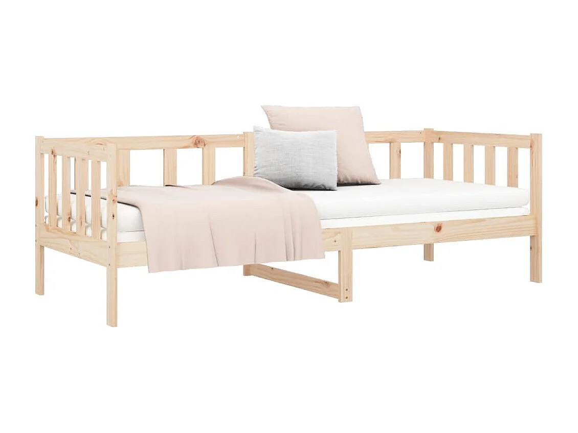 Lit de jour 90x190 cm Bois de pin massif