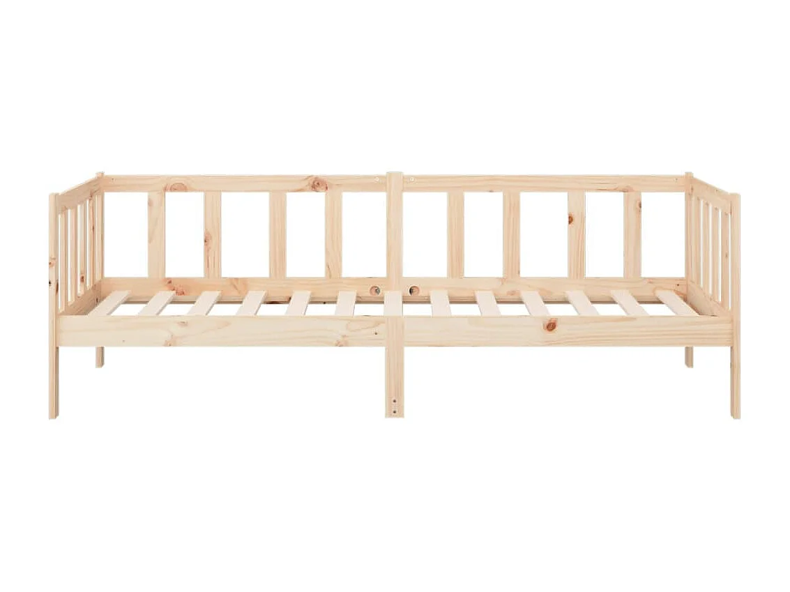 Lit de jour 90x190 cm Bois de pin massif