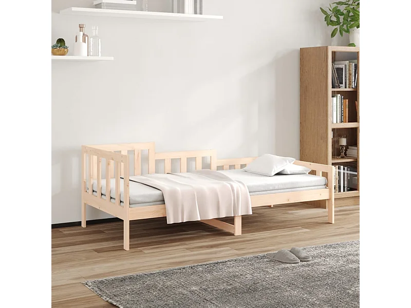 Lit de jour 90x200 cm Bois de pin massif