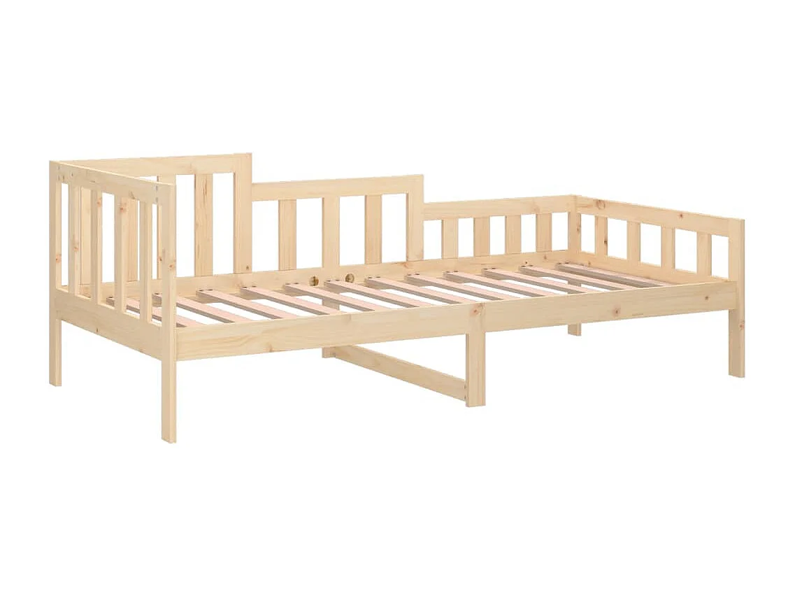 Lit de jour 90x200 cm Bois de pin massif