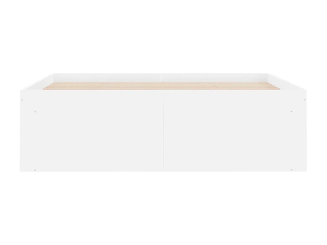 Estrutura cama de casal pequena 120x190 cm branco