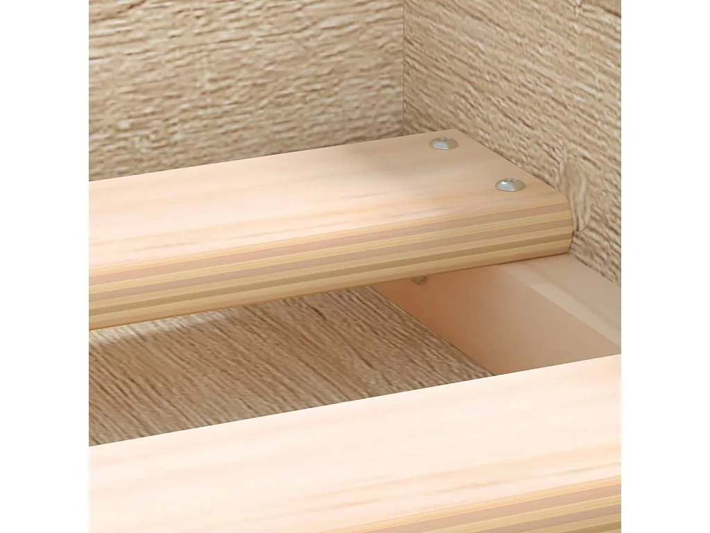 Estrutura de cama king 150x200 cm carvalho sonoma