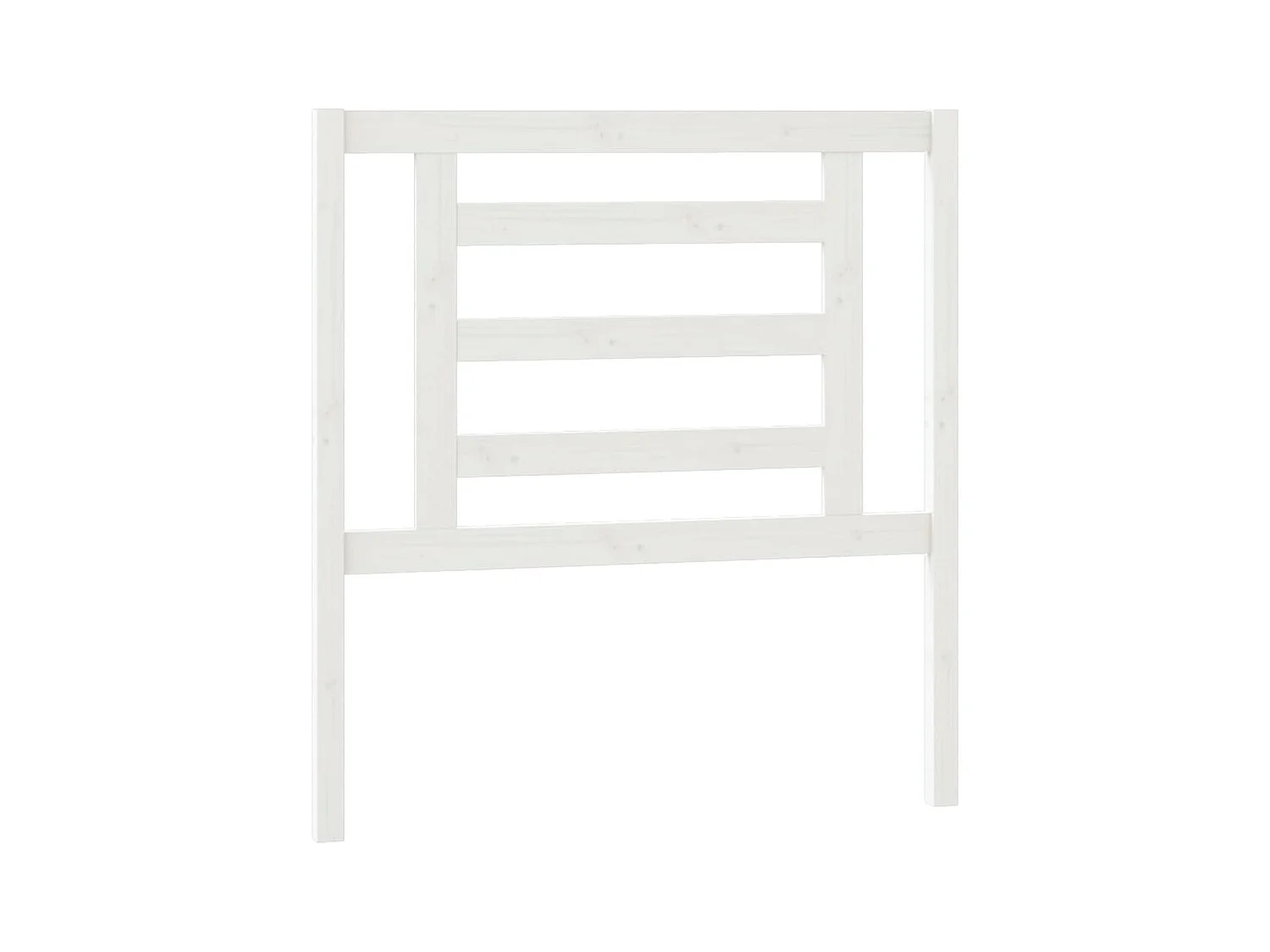 Lit coulissant Blanc 2x(90x190) cm Bois de pin massif
