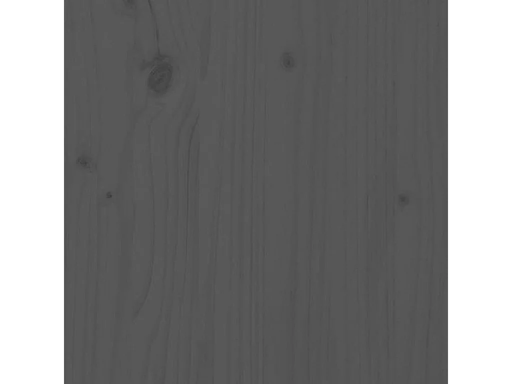Lit de jour Gris 90x190 cm Bois de pin massif