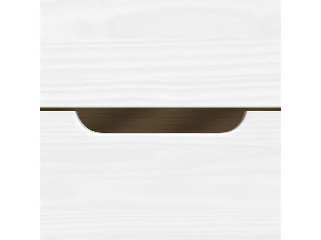 Sofá cama con 2 cajones madera maciza pino blanca IRUN 90x200cm