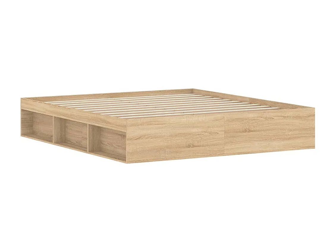 Cadre de lit chêne Sonoma 180x200 cm super king