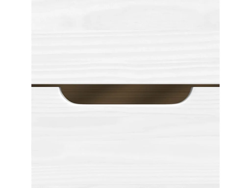 Sofá cama con 3 cajones madera maciza pino blanca IRUN 90x200cm