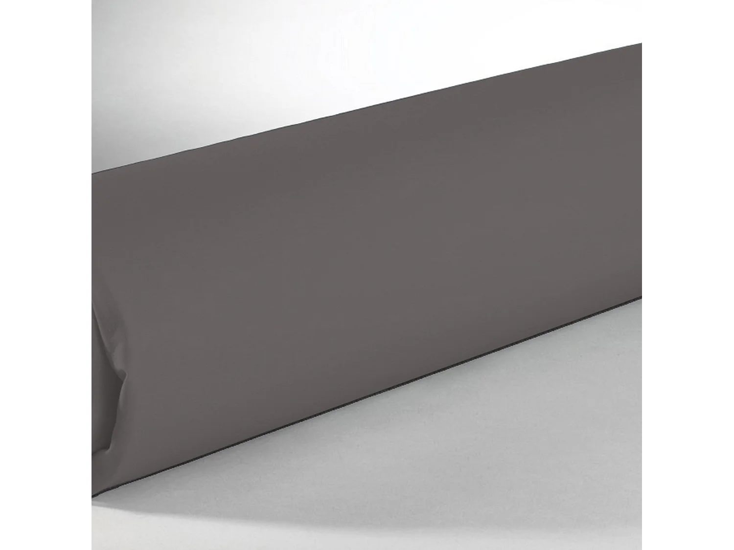 Drap housse 100% Coton 57 fils Anthracite Taille 160 x 200 cm