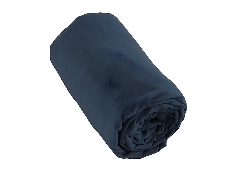 Drap housse 180x200 +30 cm Flanelle de Coton Nuit