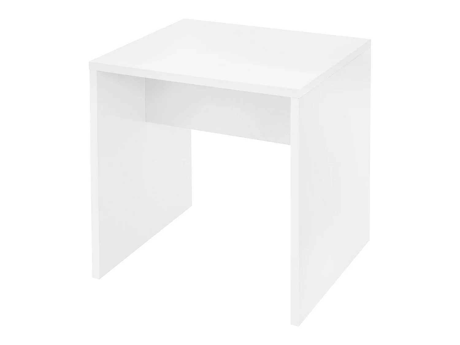 Tabouret de maquillage siège en bois MDF blanc 40x36x41cm ML-DESIGN