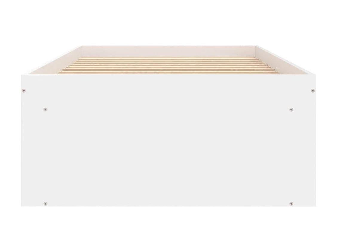 Estrutura de cama solteiro 75x190 cm branco