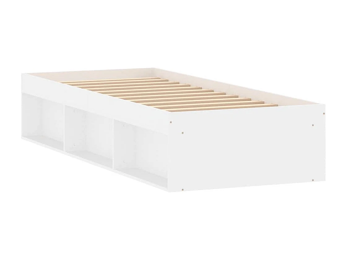 Estrutura de cama solteiro 75x190 cm branco