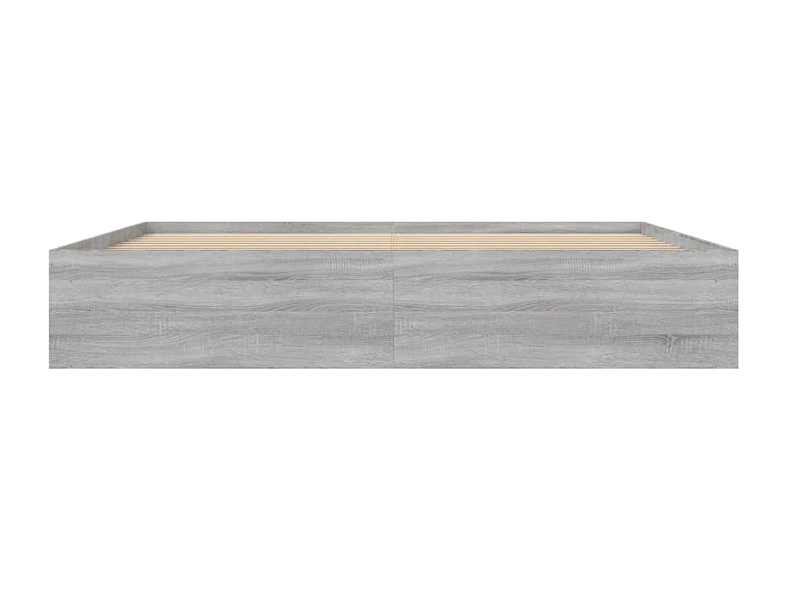 Estructura de cama Sonoma gris 200x200 cm