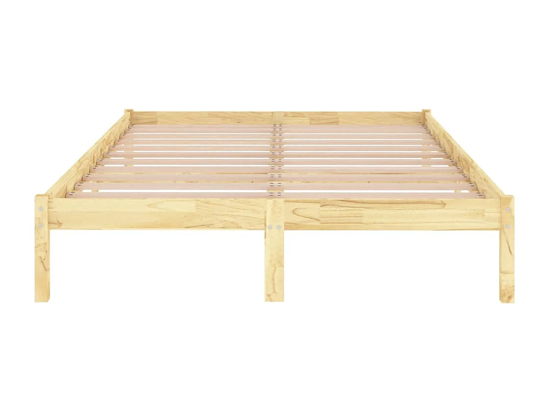 Estrutura de cama pequena casal UK 120x190 cm pinho maciço