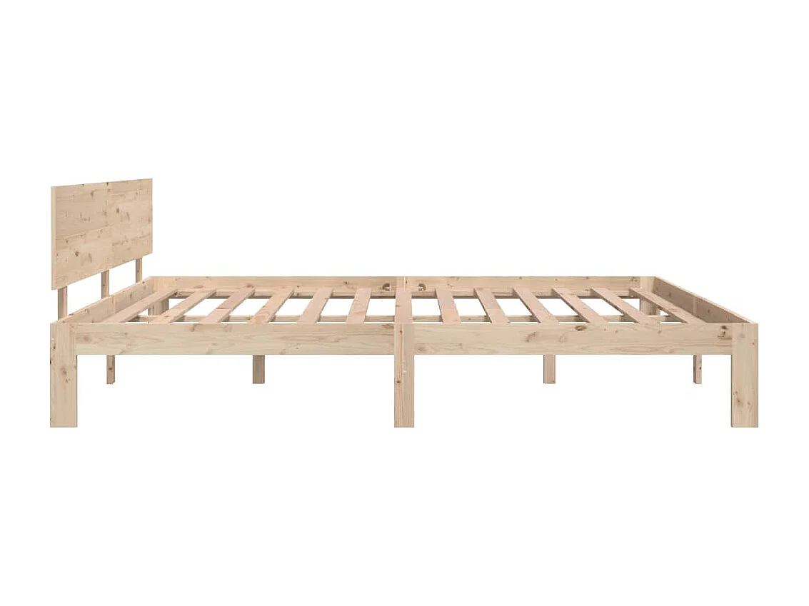 Estrutura de cama super king 180x200 cm madeira maciça