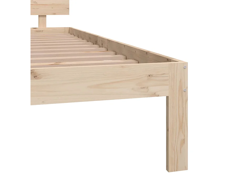 Estrutura de cama super king 180x200 cm madeira maciça