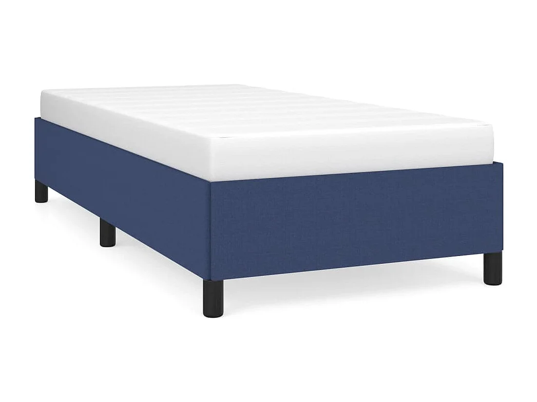 Estrutura de cama 90x200 cm tecido azul