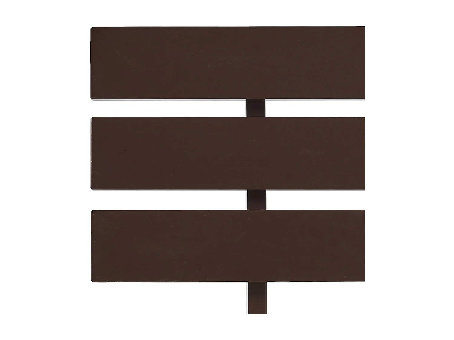 Estrutura de cama 140x200 cm pinho maciço castanho-escuro