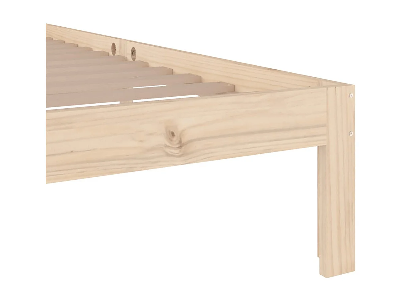 Cadre de lit Bois massif 90x200 cm