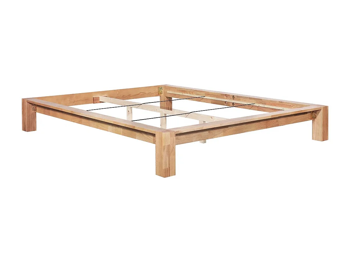 Cadre de lit 160x200 cm Bois de chêne massif