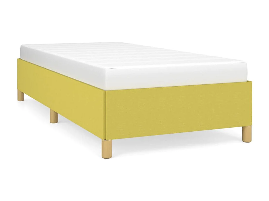 Estrutura de cama 90x200 cm tecido verde