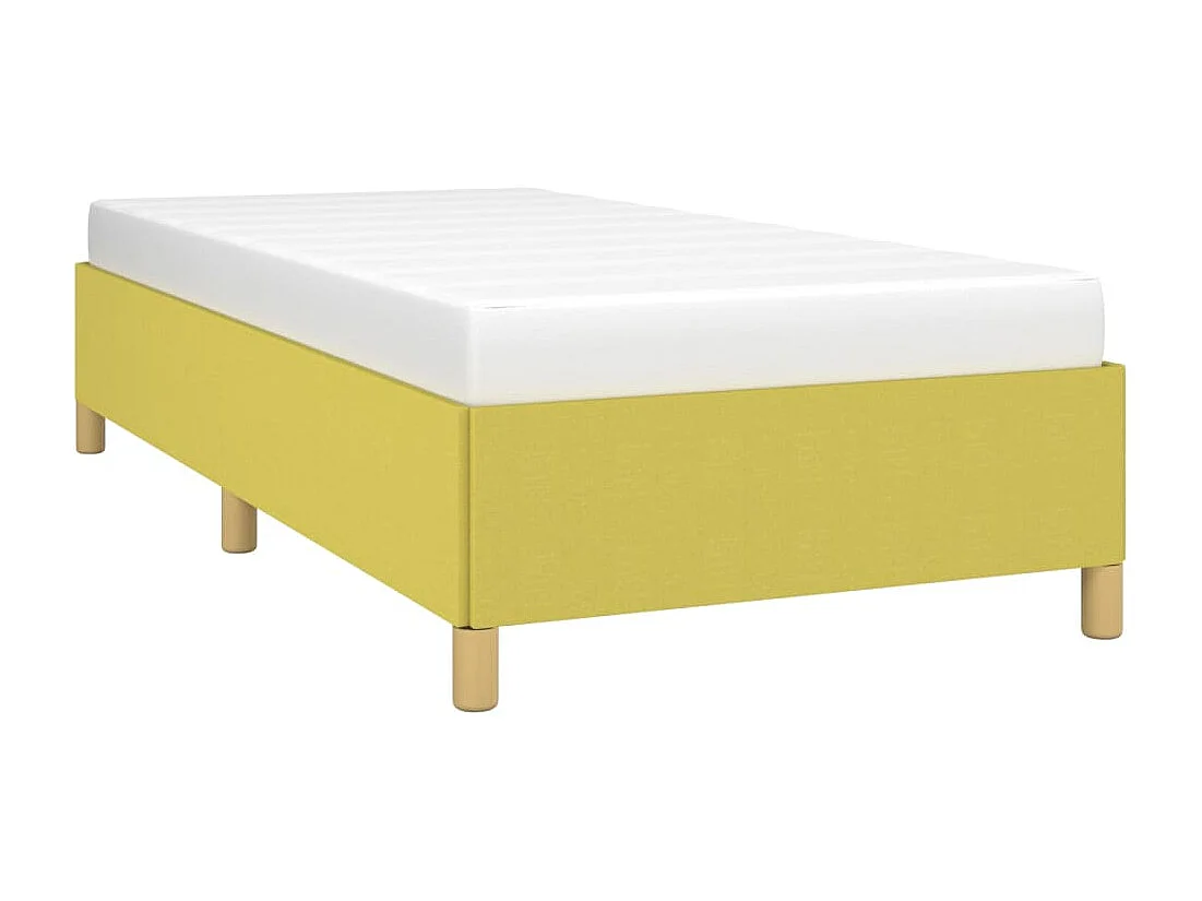 Estrutura de cama 90x200 cm tecido verde