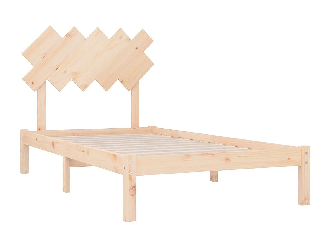 Estrutura de cama 100x200 cm madeira maciça