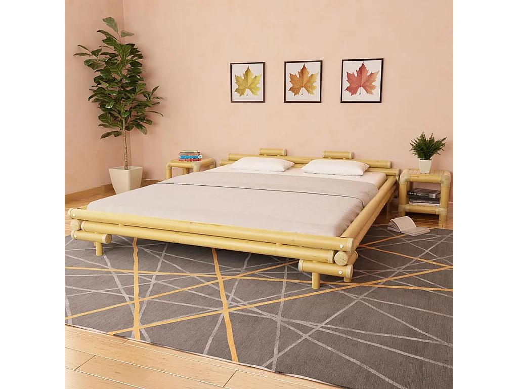 Cadre de lit Bambou 180 x 200 cm