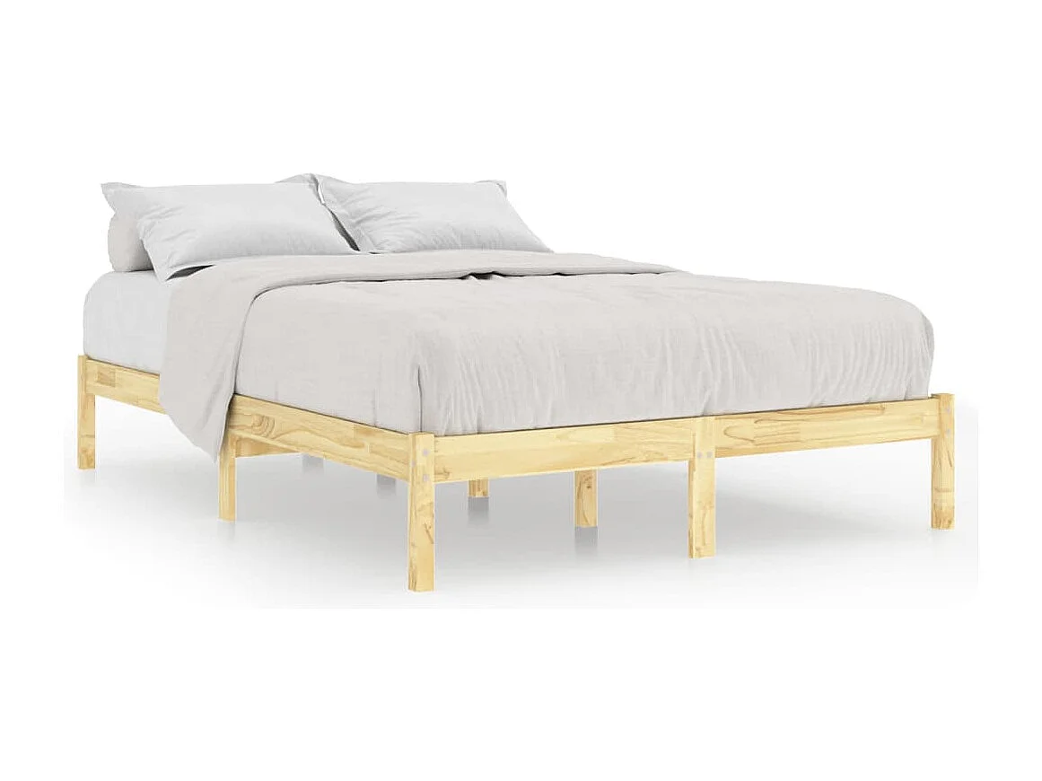 Estrutura de cama super king 180x200 cm madeira maciça