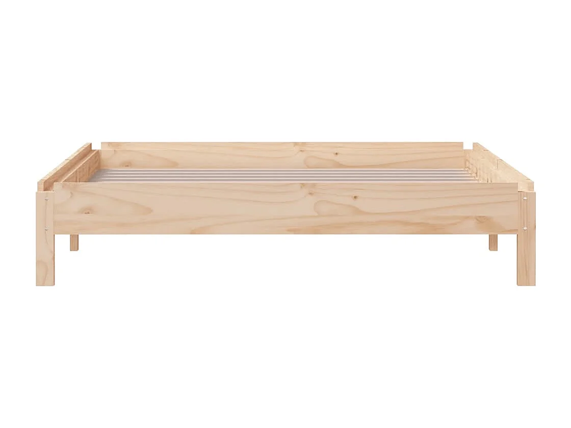 Lit empilable 100x200 cm Bois de pin massif