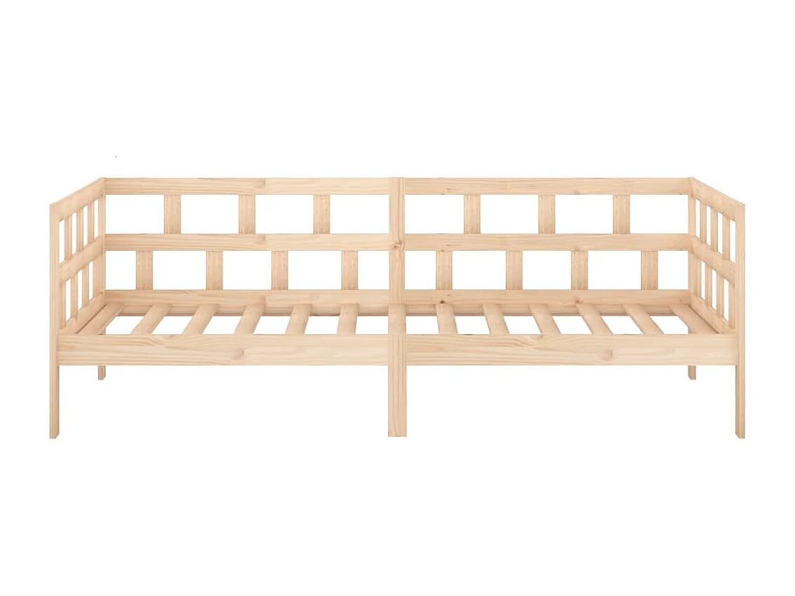 Lit de jour Bois massif de pin 90x200 cm