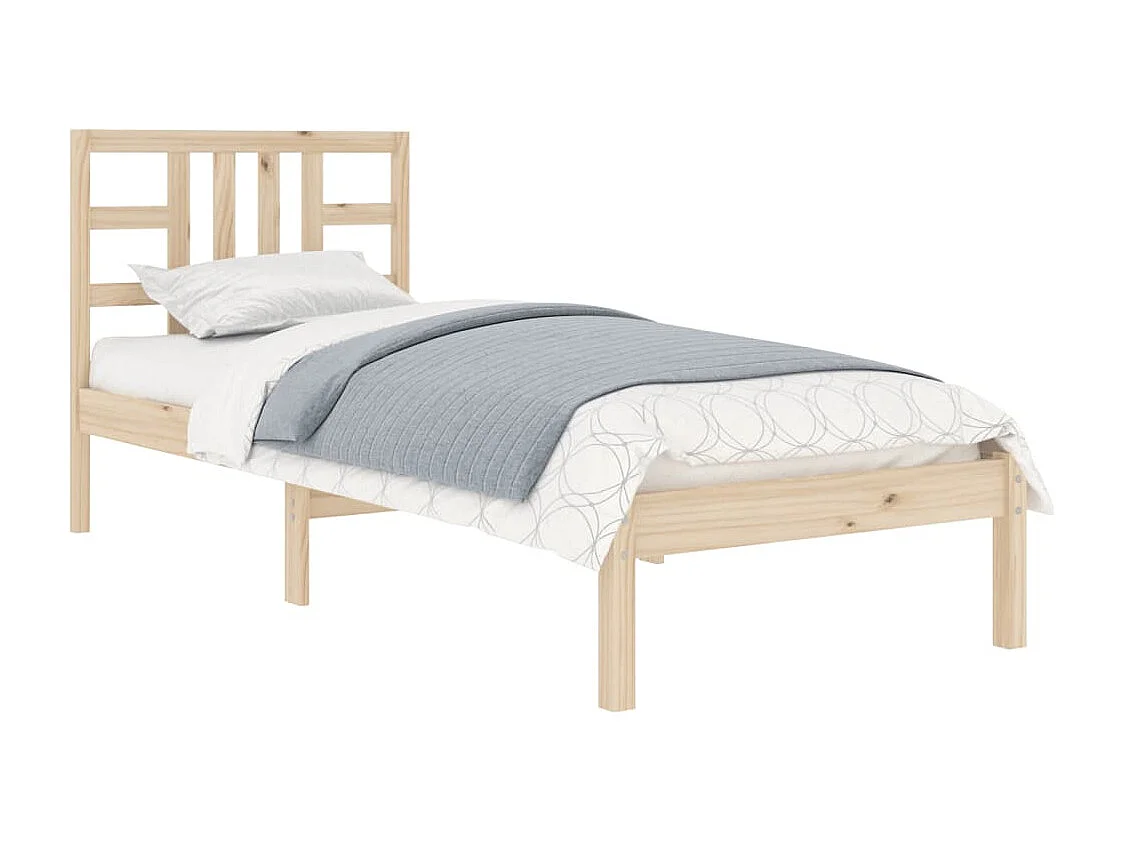 Cadre de lit Bois massif 100x200 cm