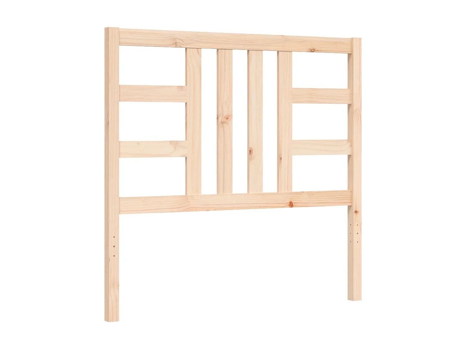 Estrutura de cama com cabeceira 100x200 cm madeira maciça