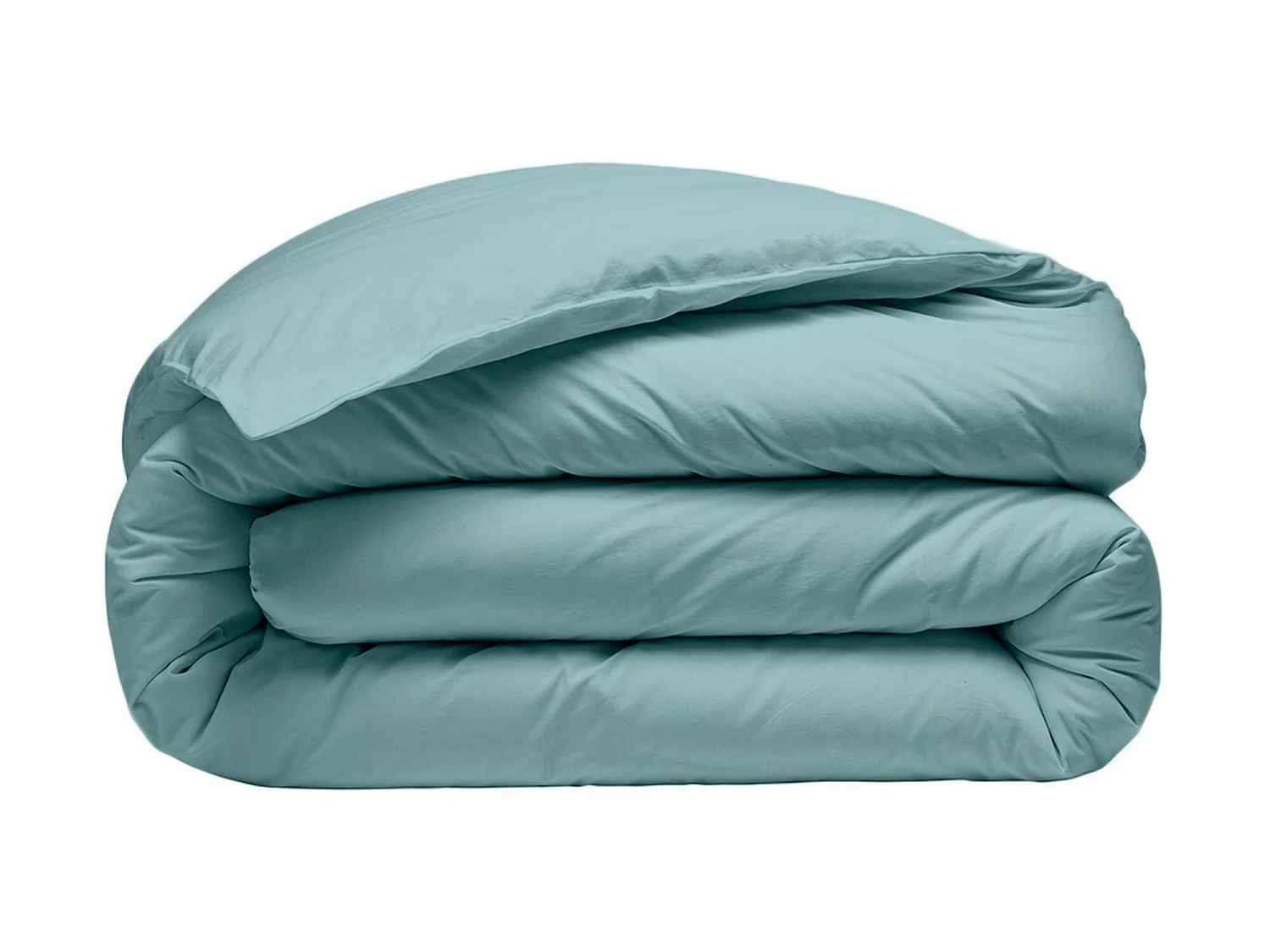 Housse de couette 240x260 en Lin Lavé Bleu Stone - Linge de lit Housse de couette premium 100 % Lin Lavé